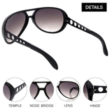 Load image into Gallery viewer, Elvis Black Sunglasses | Details