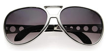 Load image into Gallery viewer, Elvis Silver Sunglasses | Front View